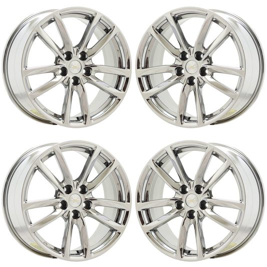 19" Chevrolet SS Bright Chrome wheels rims Factory OEM set 5621 5622 EXCHANGE