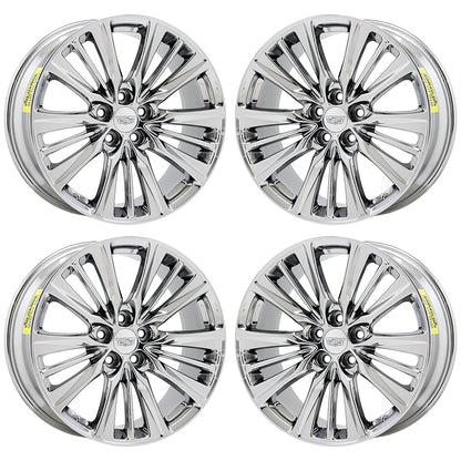 20" Cadillac XTS Bright Chrome wheels rims Factory OEM set 4816 EXCHANGE