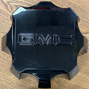 7" GMC Sierra 2500, 3500 OEM Black Center Cap #23378308 set