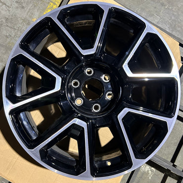 22" Chevrolet Silverado 1500 Tahoe RST Black wheel rim Factory OEM single 14035