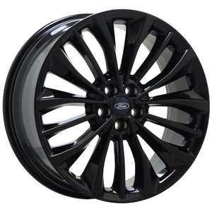 20" Ford Edge Gloss Black wheels rims Factory OEM set 10255 EXCHANGE