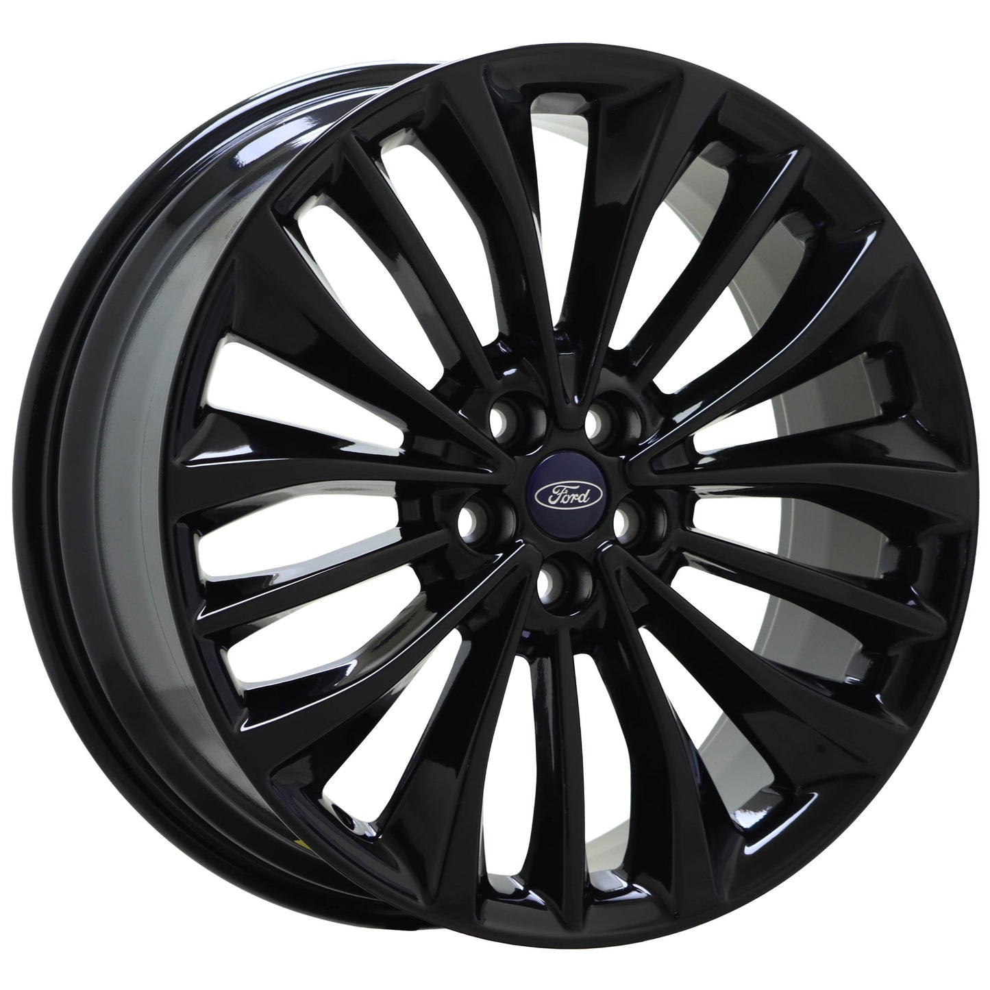 20" Ford Edge Gloss Black wheels rims Factory OEM set 10255 EXCHANGE