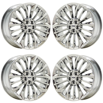 20" Ford Edge Bright Chrome wheels rims Factory OEM set 10255 EXCHANGE
