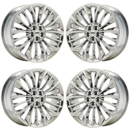 20" Ford Edge Bright Chrome wheels rims Factory OEM set 10255 EXCHANGE