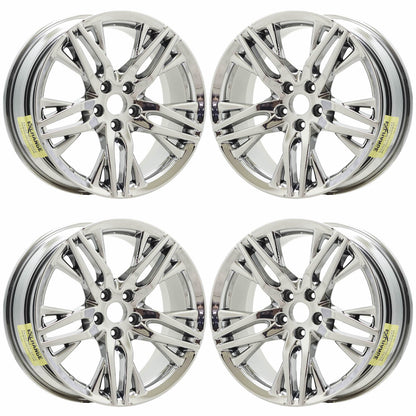 19" Honda Accord Bright Chrome wheels rims Factory OEM set 10322 EXCHANGE