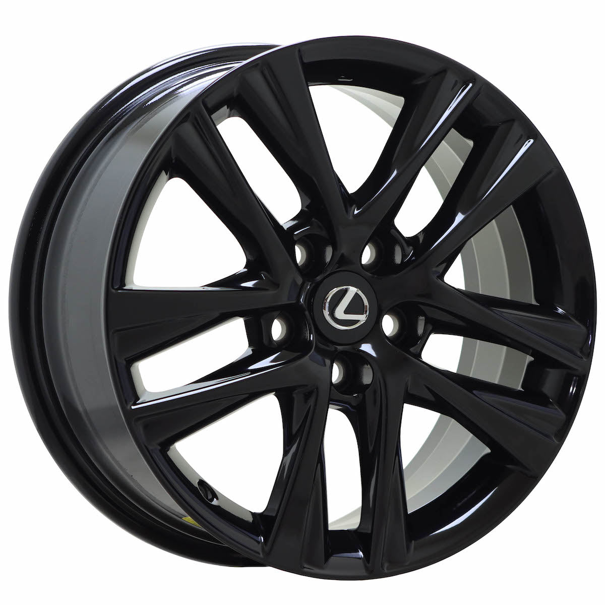 17" Lexus IS300 ISTurbo Gloss Black wheels rims OEM set 74354 EXCHANGE