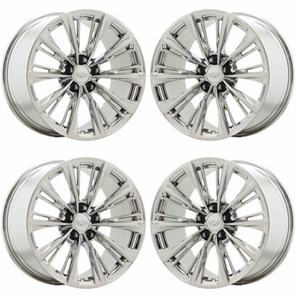 19" Cadillac CT5-V BlackWing Bright Chrome wheels rims OEM 14072 14074 EXCHANGE