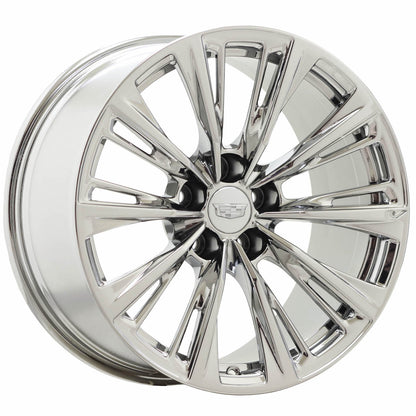 19" Cadillac CT5-V BlackWing Bright Chrome wheels rims OEM 14072 14074 EXCHANGE