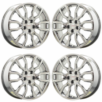 19" GMC Terrain Bright Chrome wheels rims Factory OEM set 5837