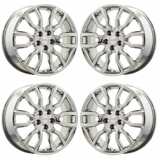 19" GMC Terrain Bright Chrome wheels rims Factory OEM set 5837