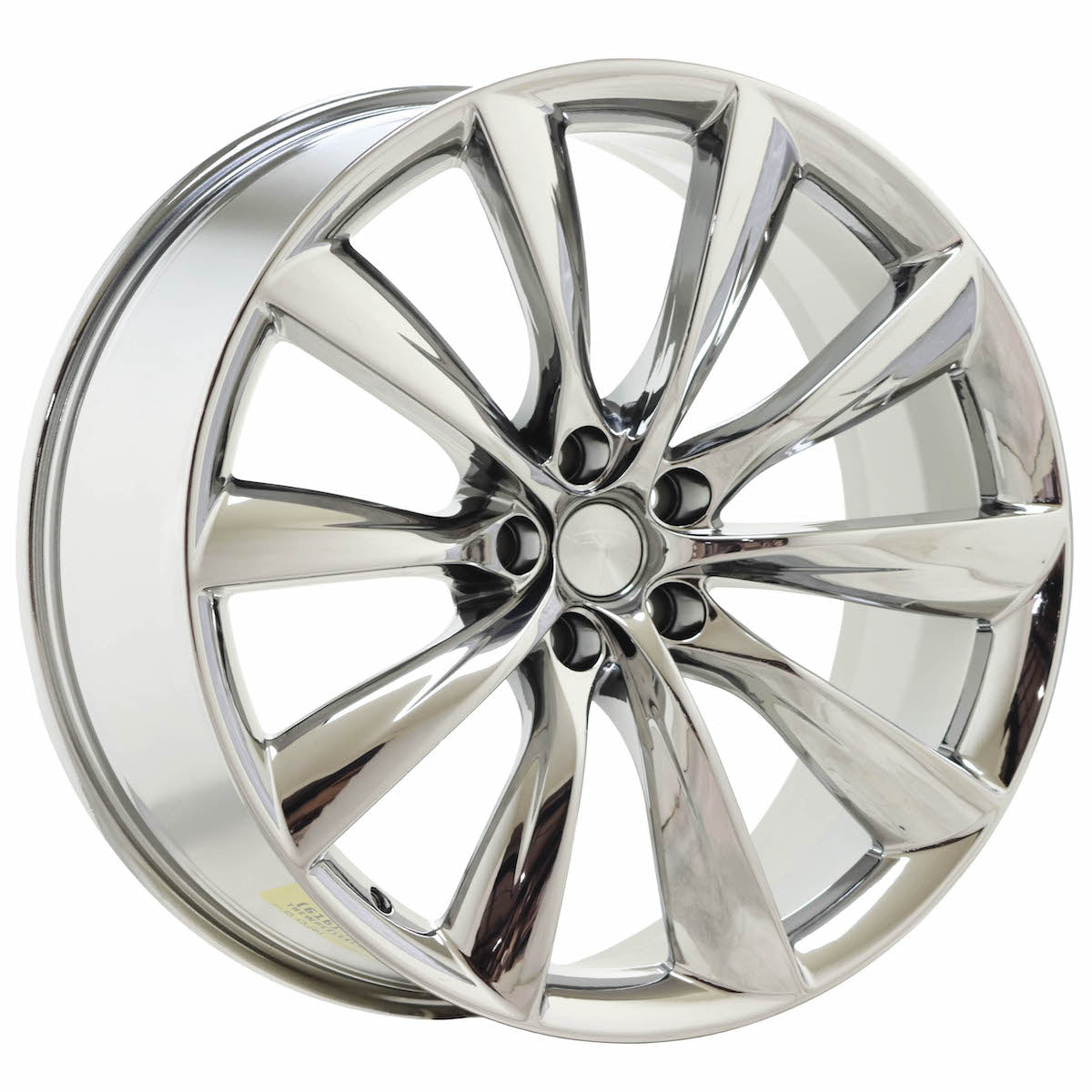 22" Tesla Model X Bright Chrome wheels rims Factory OEM set 97771 97845 EXCHANGE