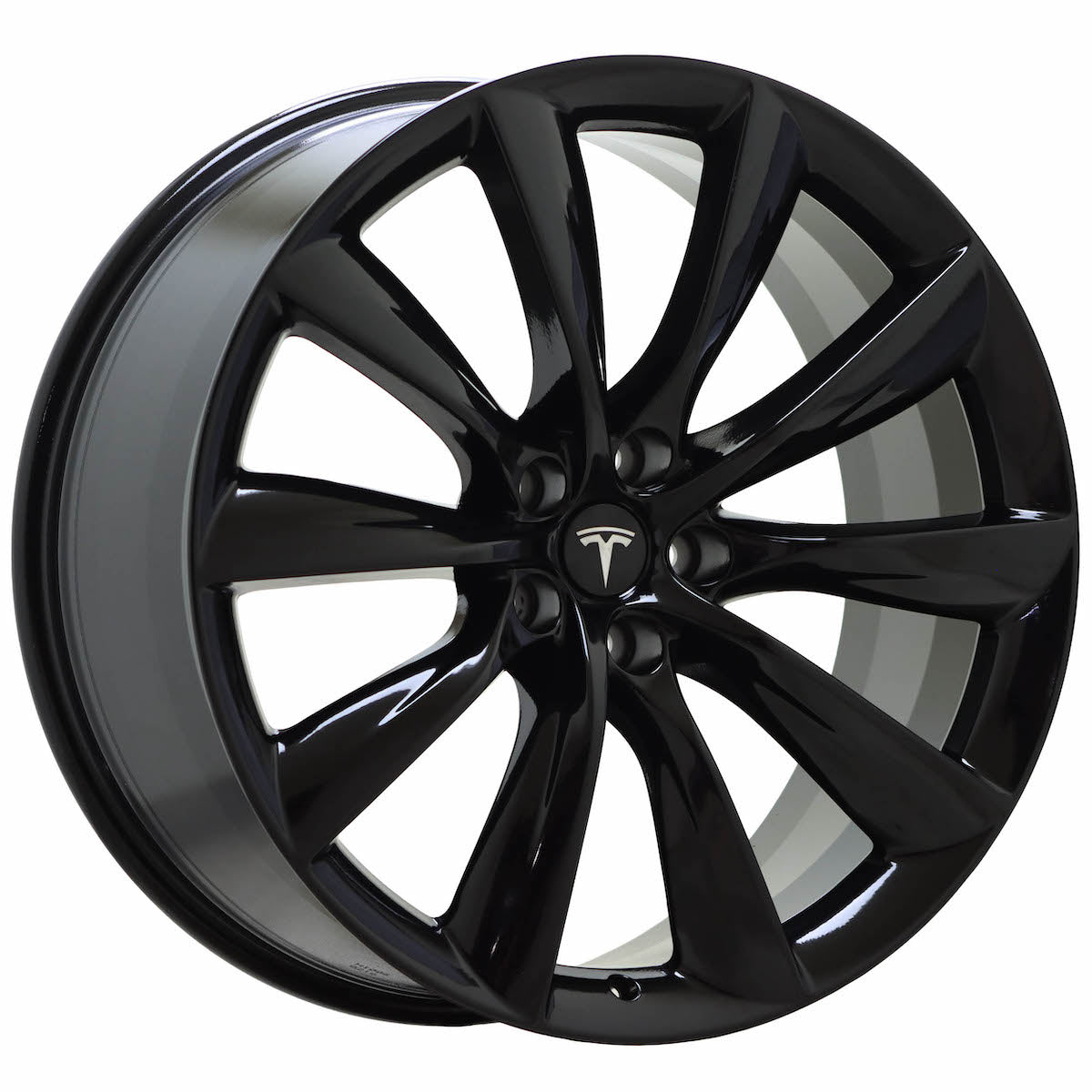 22" Tesla Model X Gloss Black wheels rims Factory OEM set 97771 97845 EXCHANGE