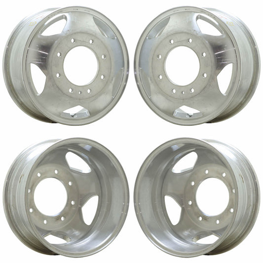 NEW 17" GMC Sierra / Silverado 3500 Polished wheels Factory OEM set 5519 5520