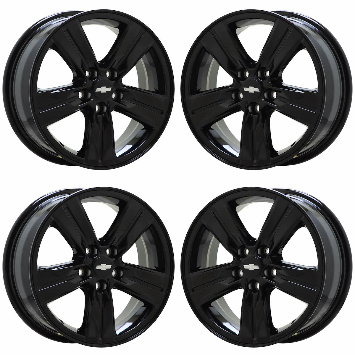 16" Chevrolet Trax Gloss Black wheels rims Factory OEM set 5570