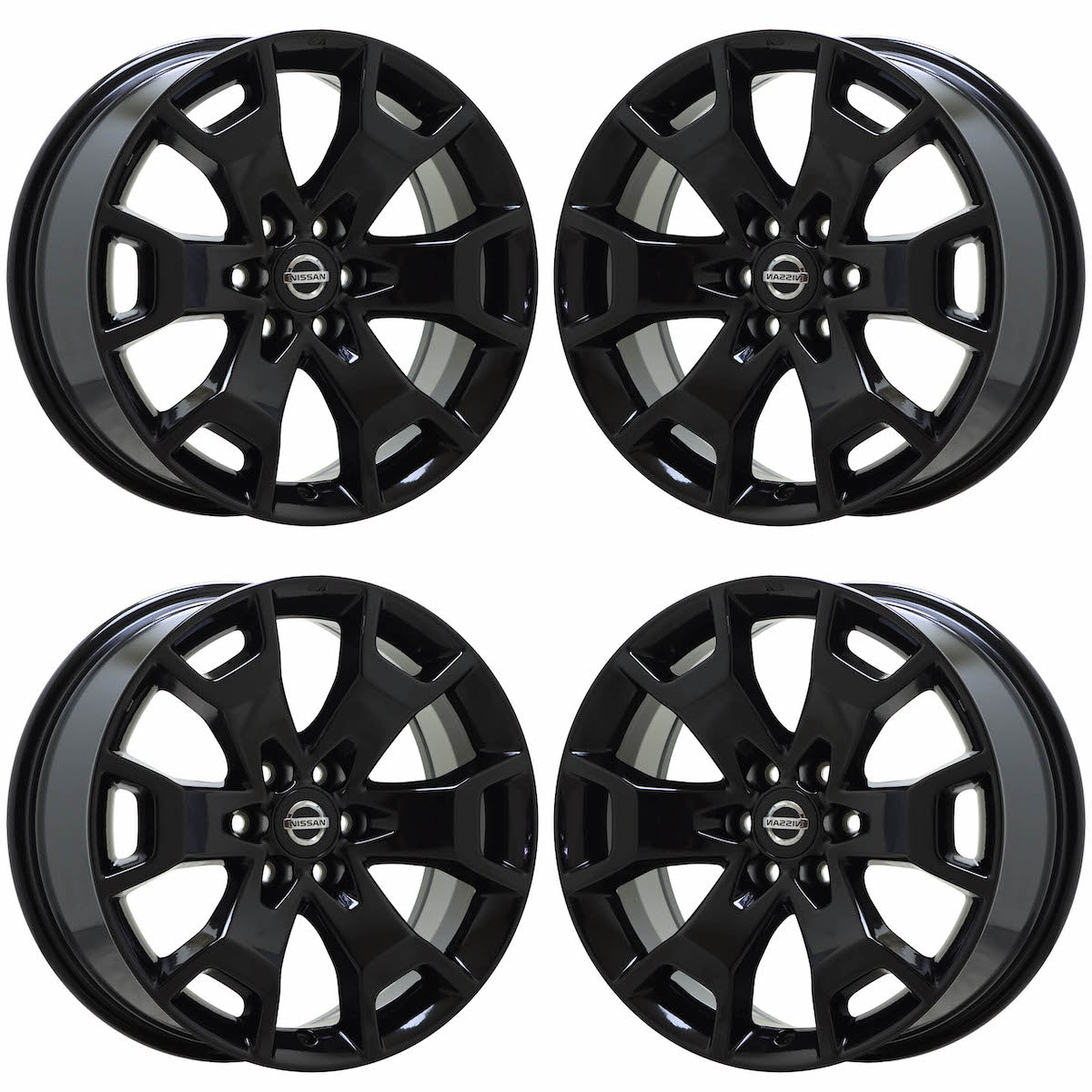 18" Nissan Frontier Xterra Gloss Black wheels rims Factory OEM 62613 EXCHANGE