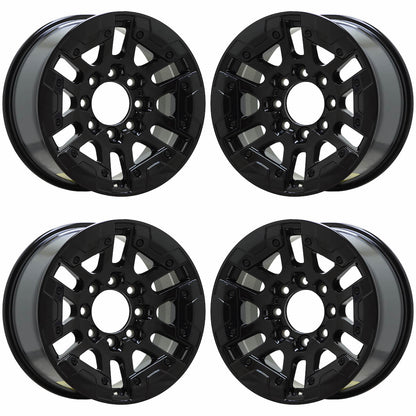 18" GMC Hummer EV Gloss Black wheels rims Factory OEM set 14049 EXCHANGE