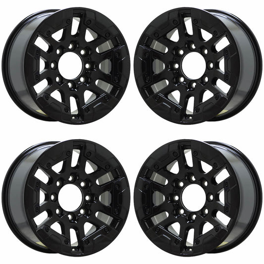 18" GMC Hummer EV Gloss Black wheels rims Factory OEM set 14049 84871281