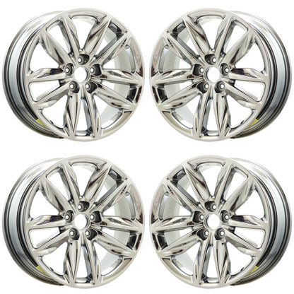 20" Acura MDX Bright Chrome wheels rims Factory OEM set 71864 EXCHANGE