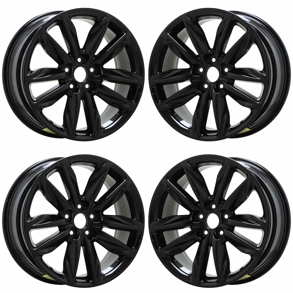 20" Acura MDX Gloss Black wheels rims Factory OEM set 71864 EXCHANGE
