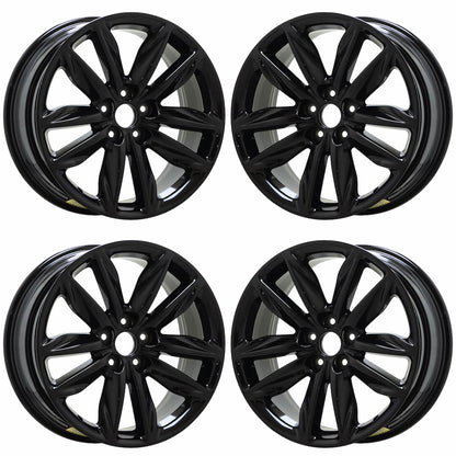 20" Acura MDX Gloss Black wheels rims Factory OEM set 71864 EXCHANGE