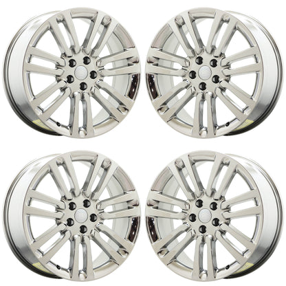 21" Land Rover Range Rover Bright Chrome wheels rims Factory OEM 72370 EXCHANGE