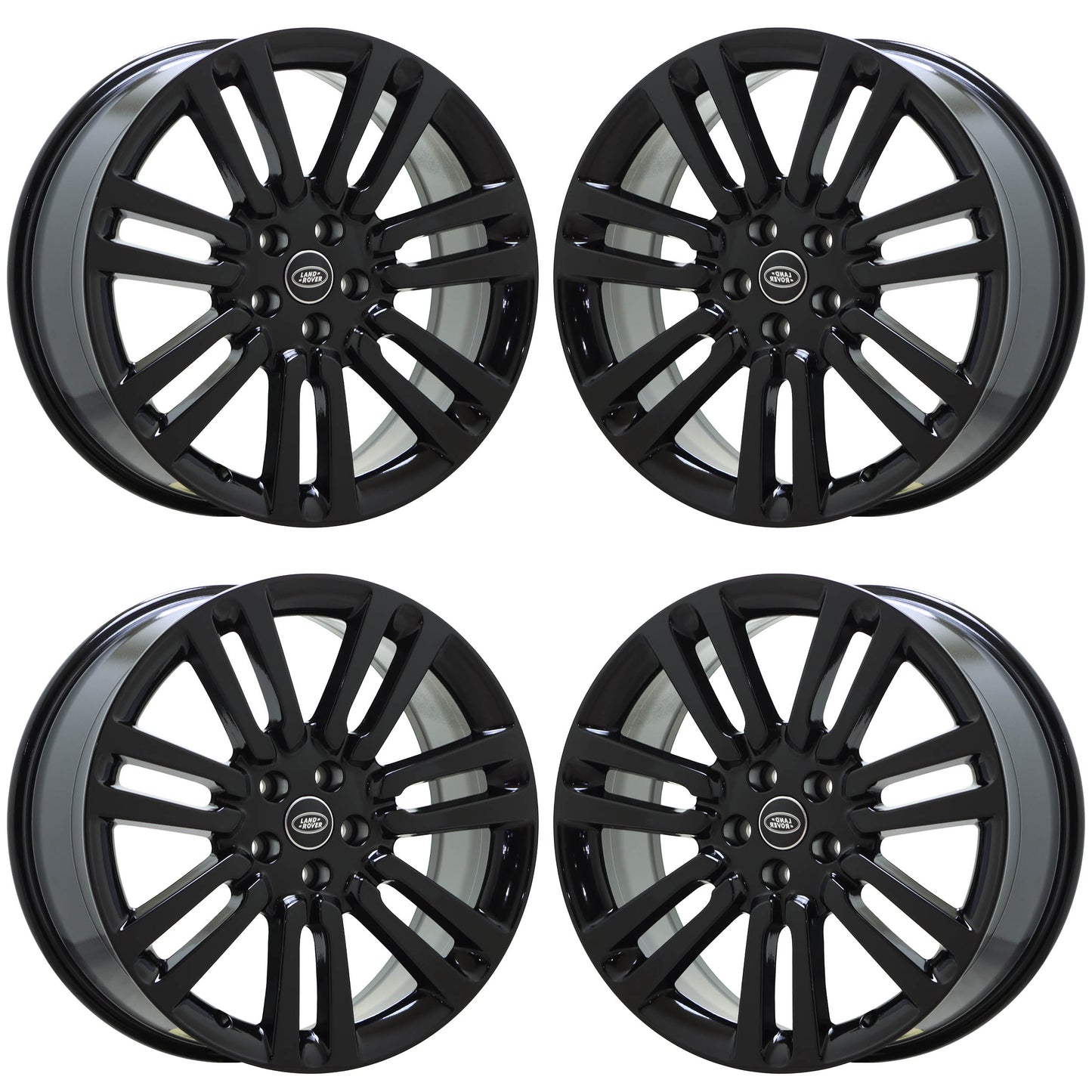21" Land Rover Range Rover Gloss Black wheels rims Factory OEM 72370 EXCHANGE