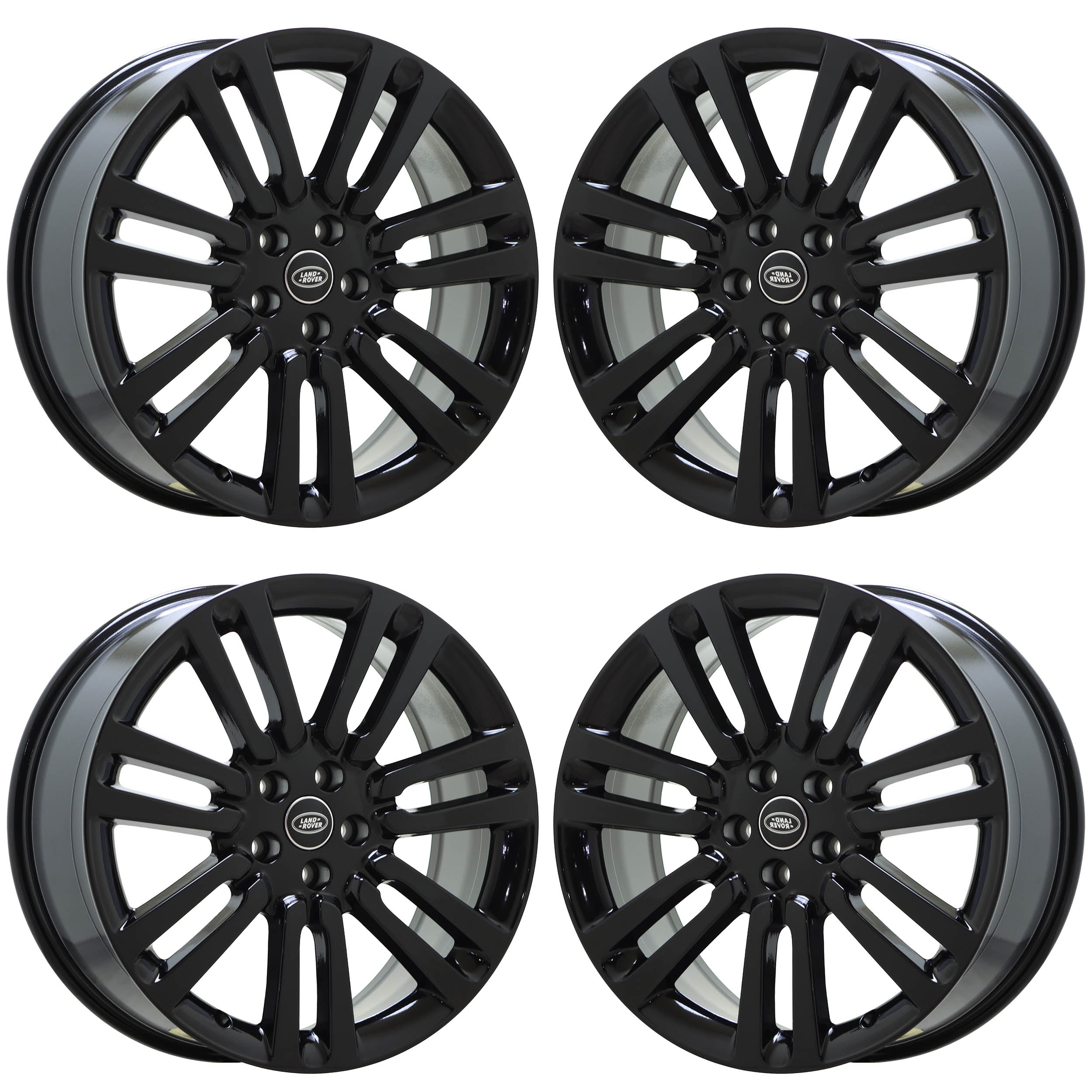 21" Land Rover Range Rover Gloss Black wheels rims Factory OEM 72370 EXCHANGE
