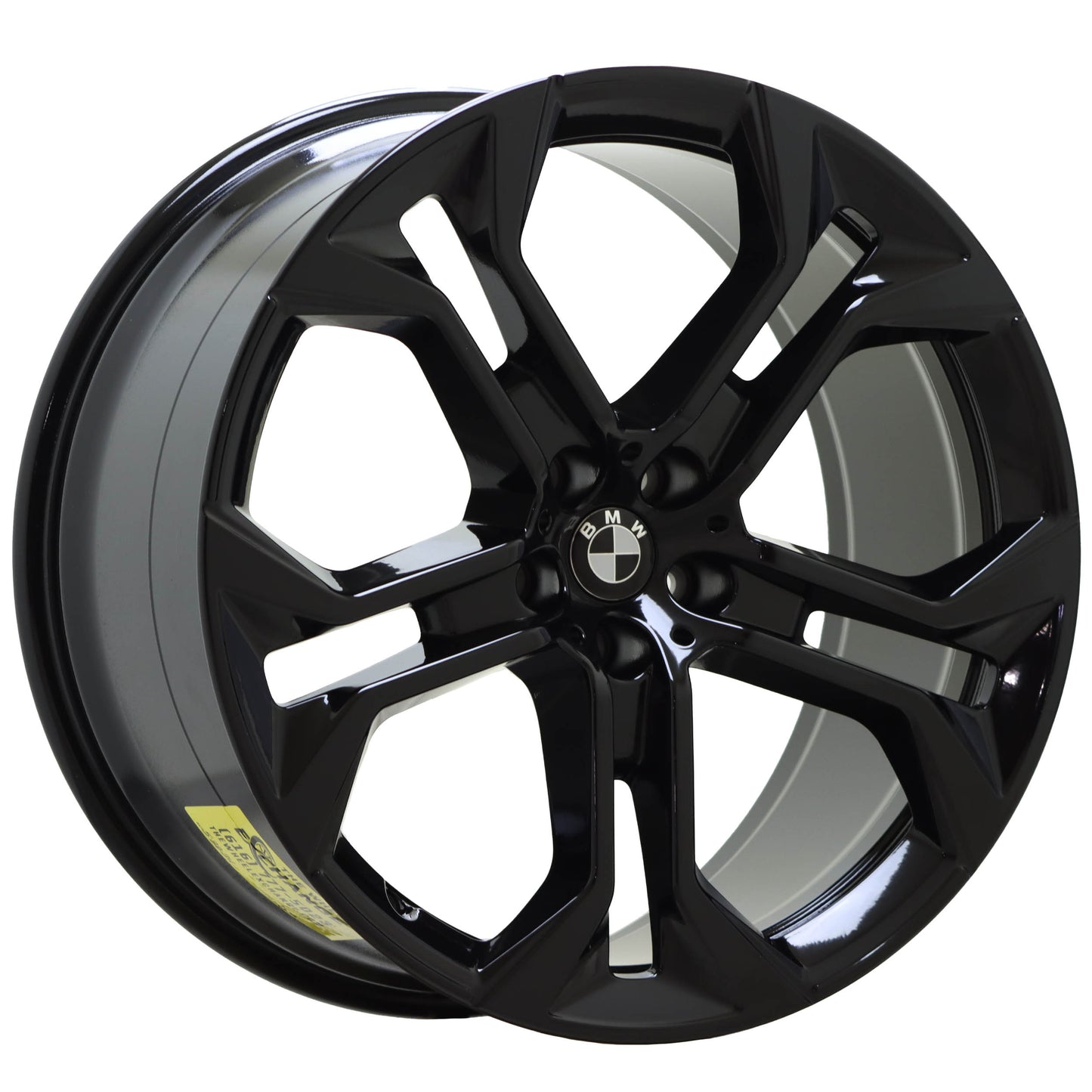 21" BMW X5 X6 Gloss Black wheels rims Factory OEM set 86465 86467 EXCHANGE