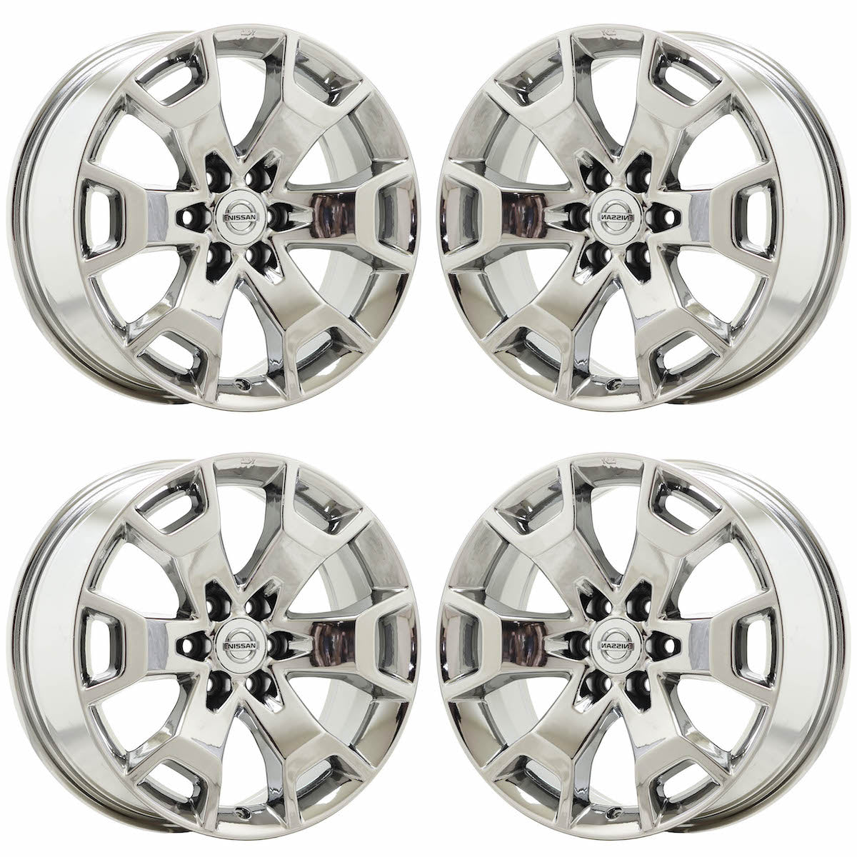 18" Nissan Frontier Xterra Bright Chrome wheels rims Factory OEM 62613 EXCHANGE