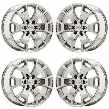 18" Nissan Frontier Xterra Bright Chrome wheels rims Factory OEM 62613 EXCHANGE