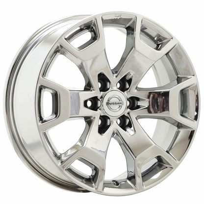 18" Nissan Frontier Xterra Bright Chrome wheels rims Factory OEM 62613 EXCHANGE