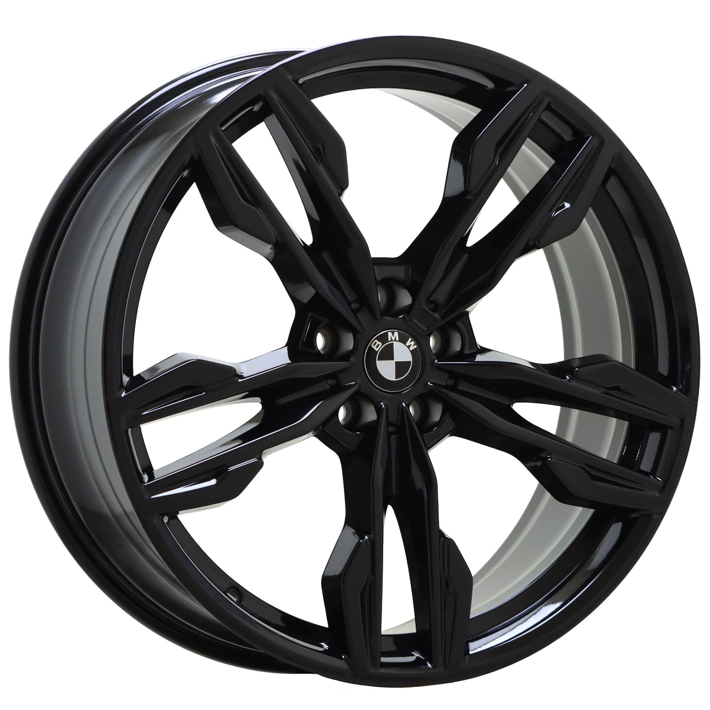 21" BMW X3 X4 Gloss Black wheels rims Factory OEM set 86364 86367 EXCHANGE