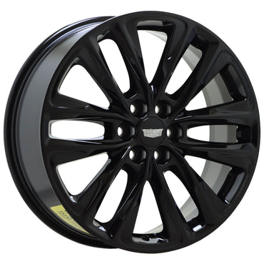 20" Cadillac XT5 XT6 Gloss Black wheels rims Factory OEM set 4871