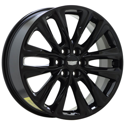 20" Cadillac XT5 XT6 Gloss Black wheels rims Factory OEM set 4871