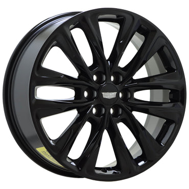 20" Cadillac XT5 XT6 Gloss Black wheels rims Factory OEM set 4871