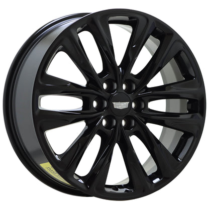 20" Cadillac XT5 XT6 Gloss Black wheels rims Factory OEM set 4871