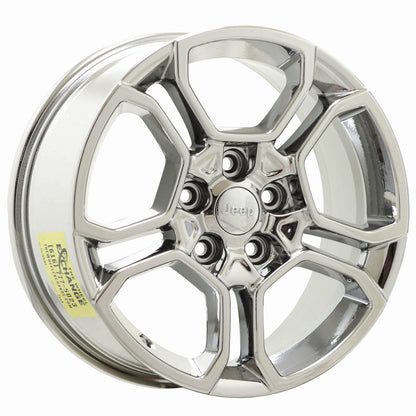 18" Jeep Grand Cherokee Bright Chrome wheels rims Factory OEM set 9309 EXCHANGE