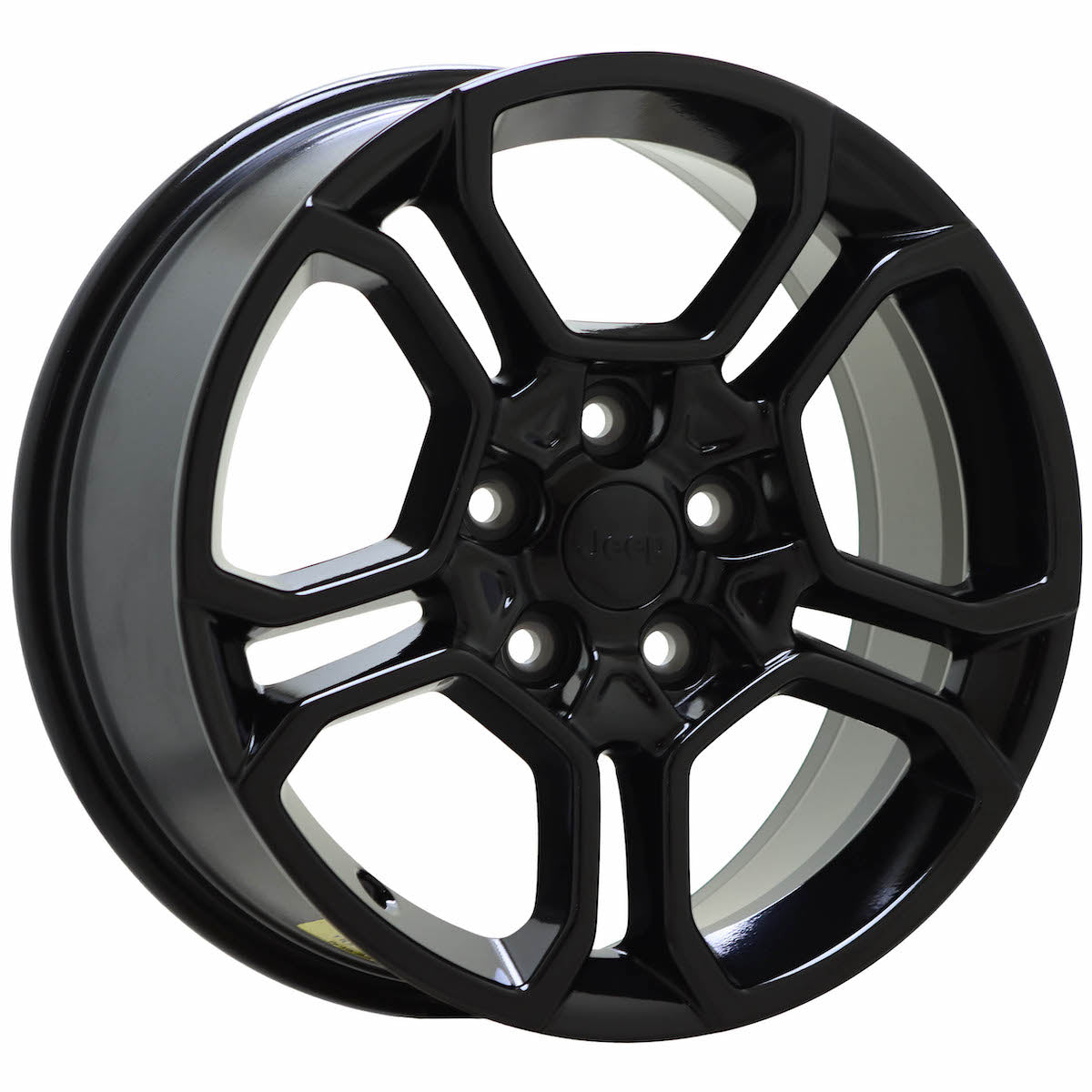 18" Jeep Grand Cherokee Gloss Black wheels rims Factory OEM set 9309