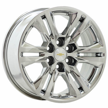 17" Chevrolet Colorado Bright Chrome wheels rims OEM set 5871