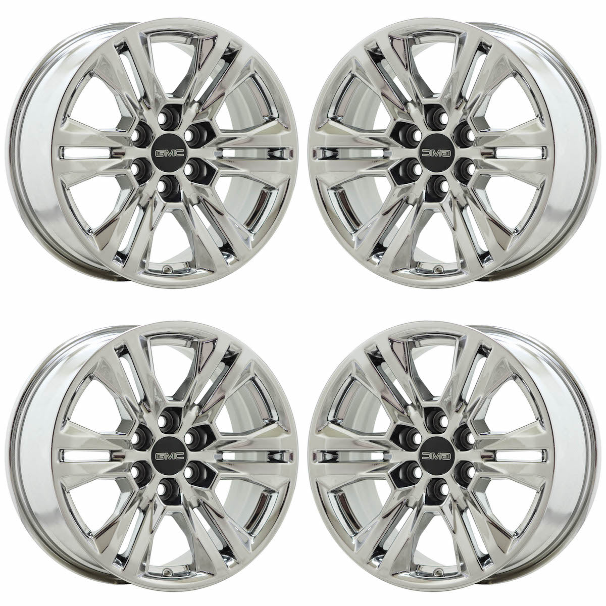 17" GMC Canyon Bright Chrome wheels rims OEM set 5871 EXCHANGE