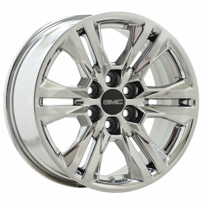 17" GMC Canyon Bright Chrome wheels rims OEM set 5871 EXCHANGE