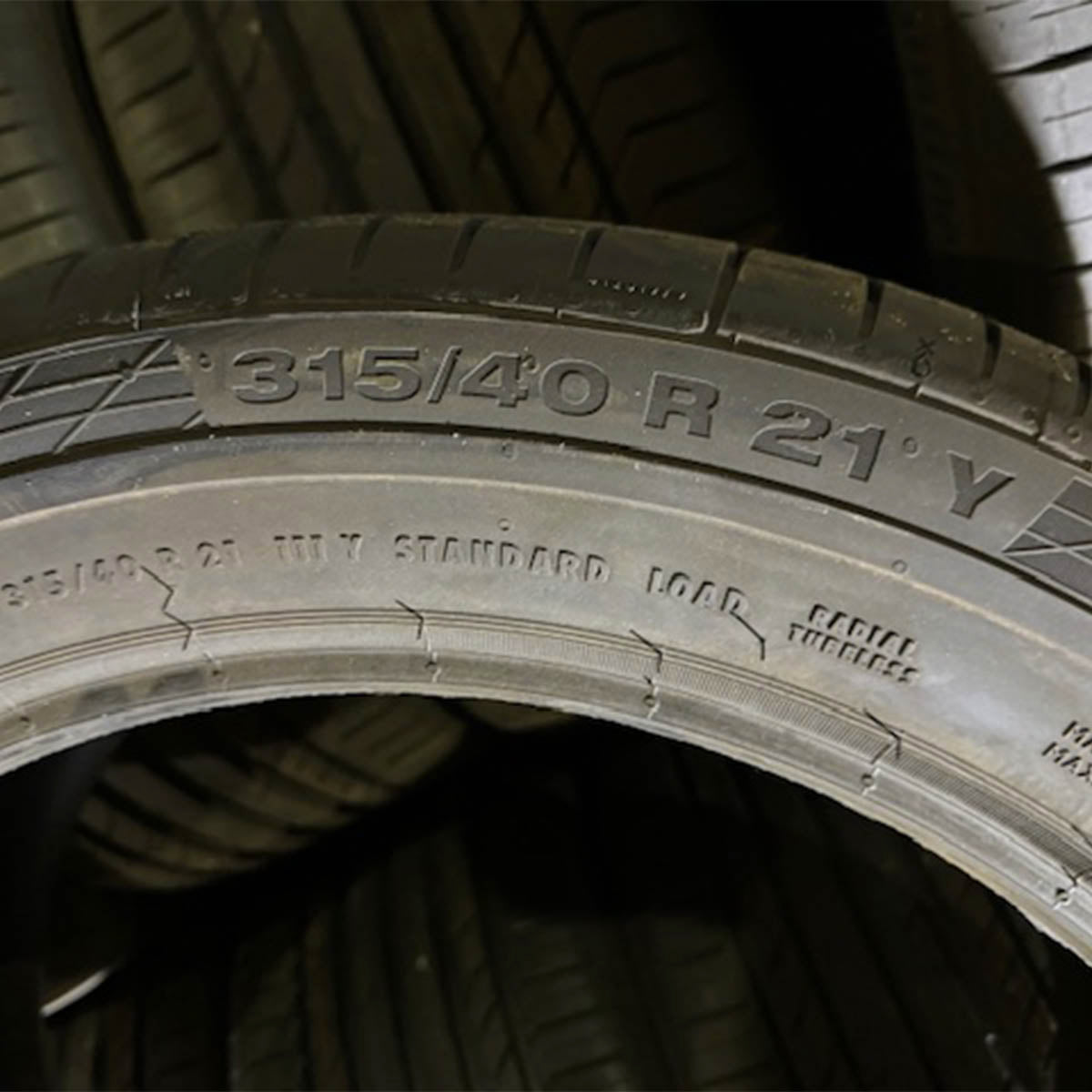 3154021 315/40R21-111Y Continental Contisportcontact 5 tire single x1 9/32