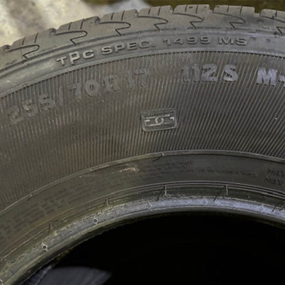 2557017 255/70R17 112S General Grabber HTS tire single 7/32