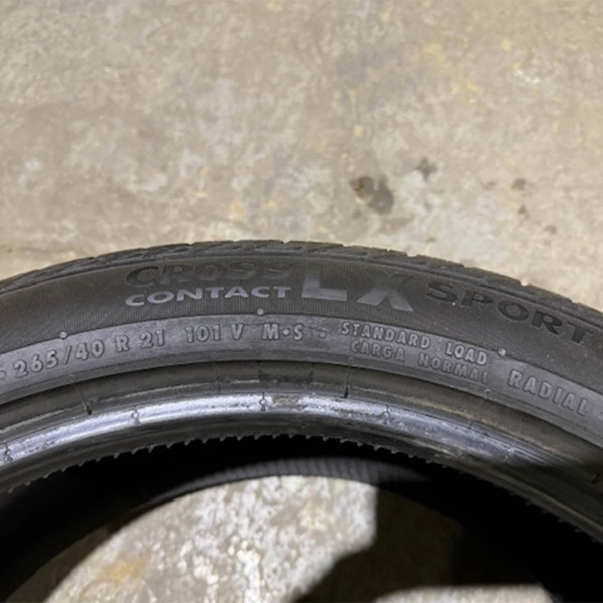 2654021 265/40R21 - 101V Continental Crosscontact LX Sport tire
