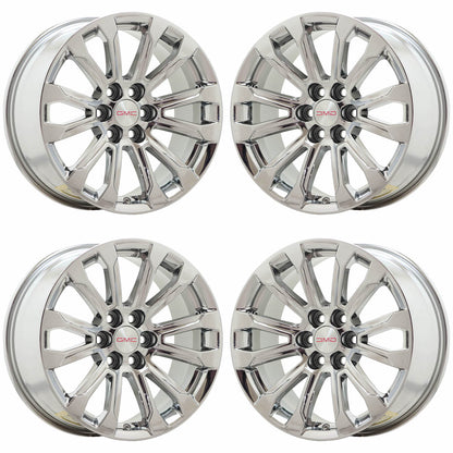 18" GMC Canyon Bright Chrome wheels rims Factory OEM set 14023 EXCHANGE