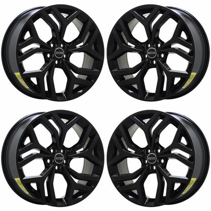 21" Range Rover Velar Gloss Black wheels rims Factory OEM set 72304 EXCHANGE