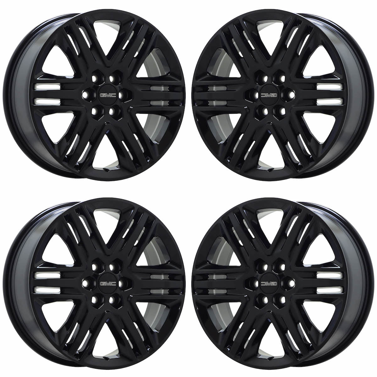 20" GMC Acadia Gloss Black wheels rims Factory OEM GM set 5953