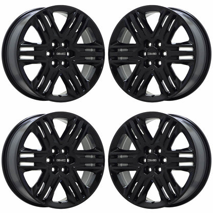 20" GMC Acadia Gloss Black wheels rims Factory OEM GM set 5953
