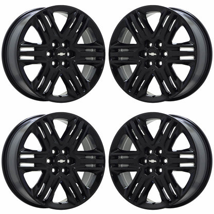20" Chevy Traverse Gloss Black wheels rims Factory OEM GM set 5953 EXCHANGE