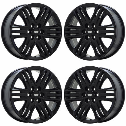20" Cadillac SRX Gloss Black wheels rims Factory OEM GM set 5953 EXCHANGE